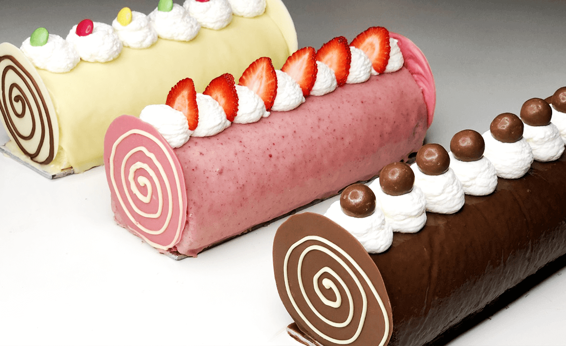Christmas Cake Rolls