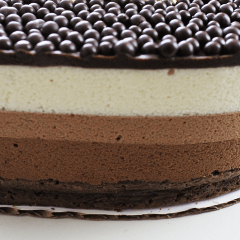 Dark, Milk & White Chocolate Mousse