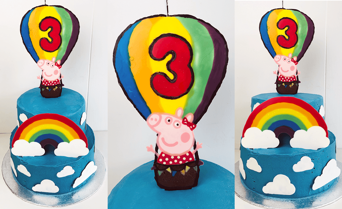 Peppa Pig 3rd Birthday Cake