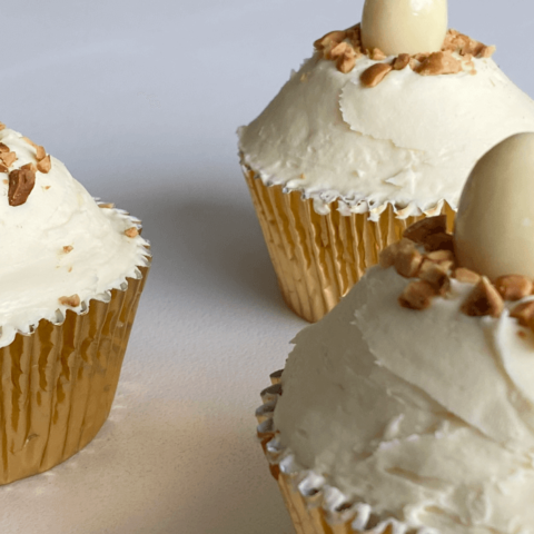White Chocolate Easter Cupcakes