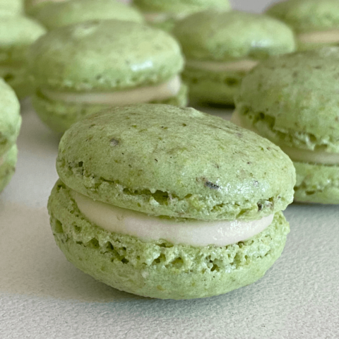 Pistachio Macarons